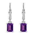 Afrikanische Amethyst Ohrringe, 925 Silber ca. 1,45 ct