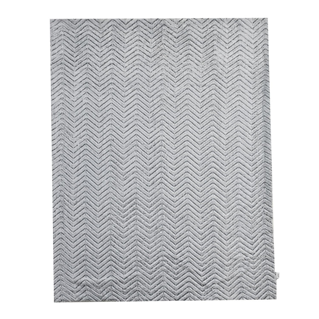 Doppelschichtige Kunstfell Sherpadecke, 150x200cm weiß