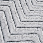 Doppelschichtige Kunstfell Sherpadecke, 150x200cm weiß