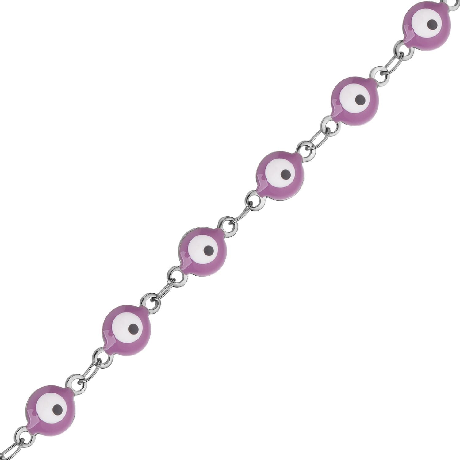 Rosanes, emailliertes Armband, ca. 19 cm, Edelstahl ca. 3,80g