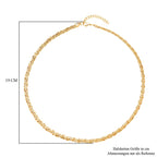 Vergoldete Halskette, ca. 56 cm, 316L Edelstahl ca. 31,20g