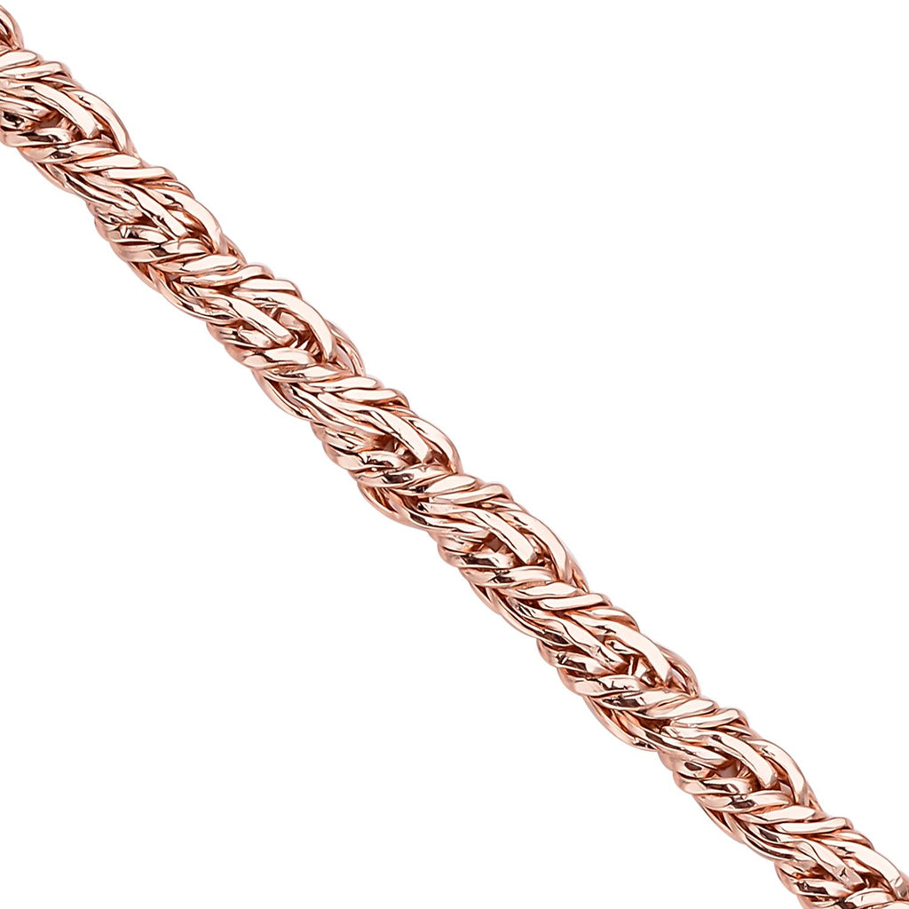 Roséfarbenes Armband, ca. 20 cm, Edelstahl ca. 12,20g