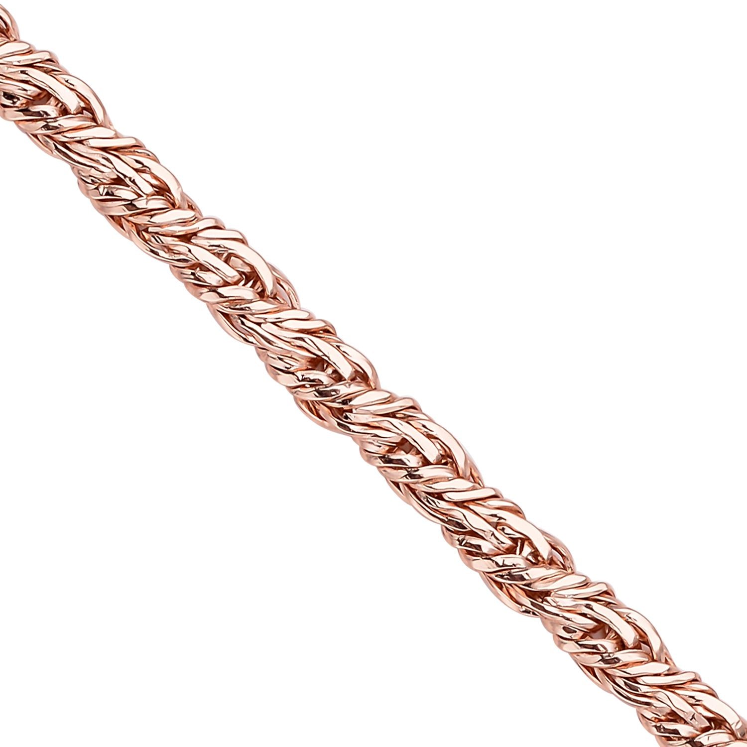 Roséfarbenes Armband, ca. 20 cm, Edelstahl ca. 12,20g