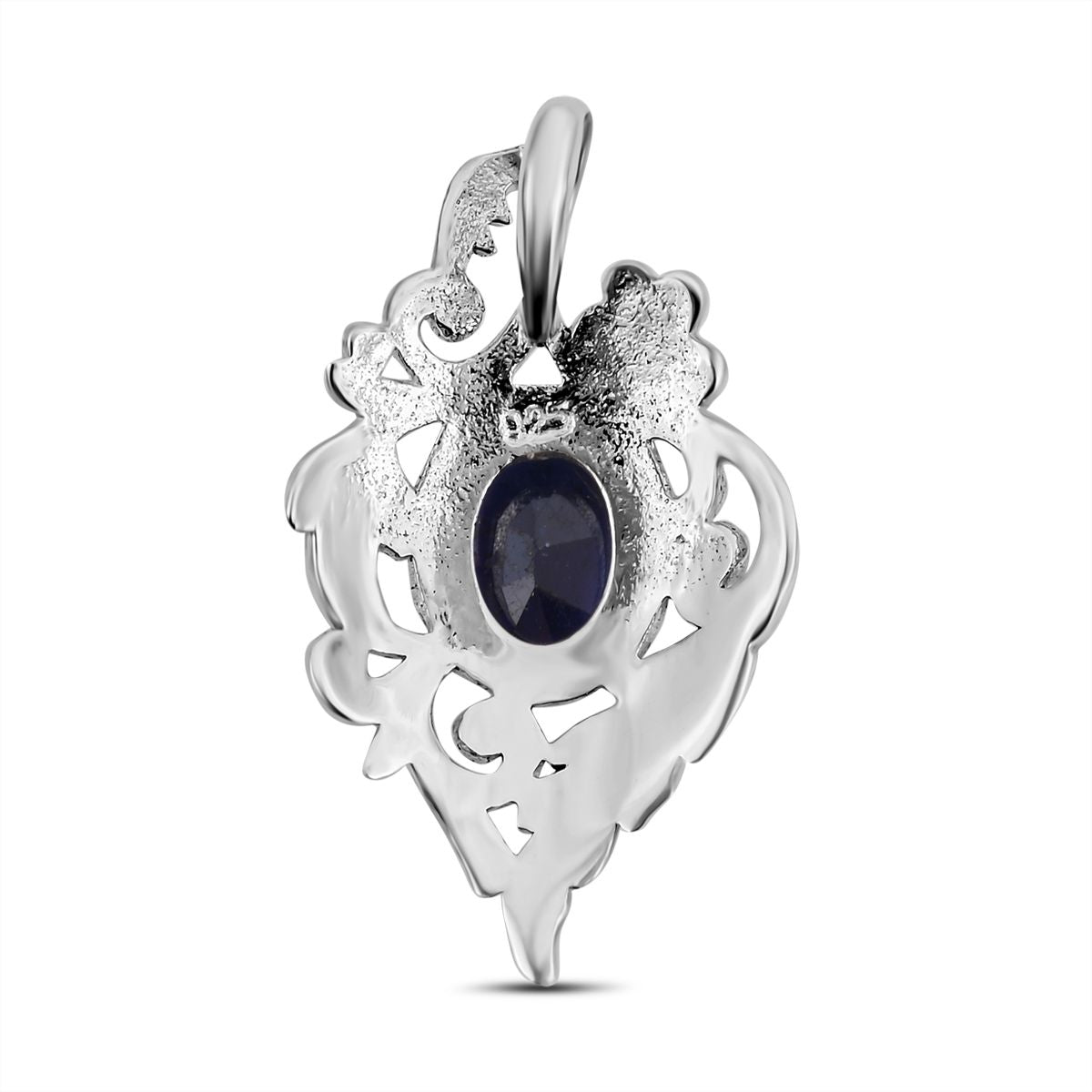 Royal Bali - Blauer Saphir-Anhänger, 925 Silber ca. 1,50 ct