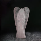 The 5th Season - Engelsfigur aus echtem Edelstein in Geschenkverpackung, Rosenquarz