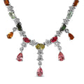 GP Celestial Dream Kollektion - Mehrfach-Turmalin und Multi-Edelstein-Halskette, 45 cm - 29,53 ct.