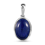 Lapislazuli Anhänger, 925 Silber ca. 6.72 ct