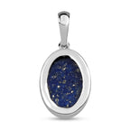 Lapislazuli Anhänger, 925 Silber ca. 6.72 ct