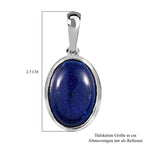 Lapislazuli Anhänger, 925 Silber ca. 6.72 ct