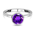 Afrikanischer Amethyst Ring, 925 Silber (Größe 16.00) ca. 1.19 ct