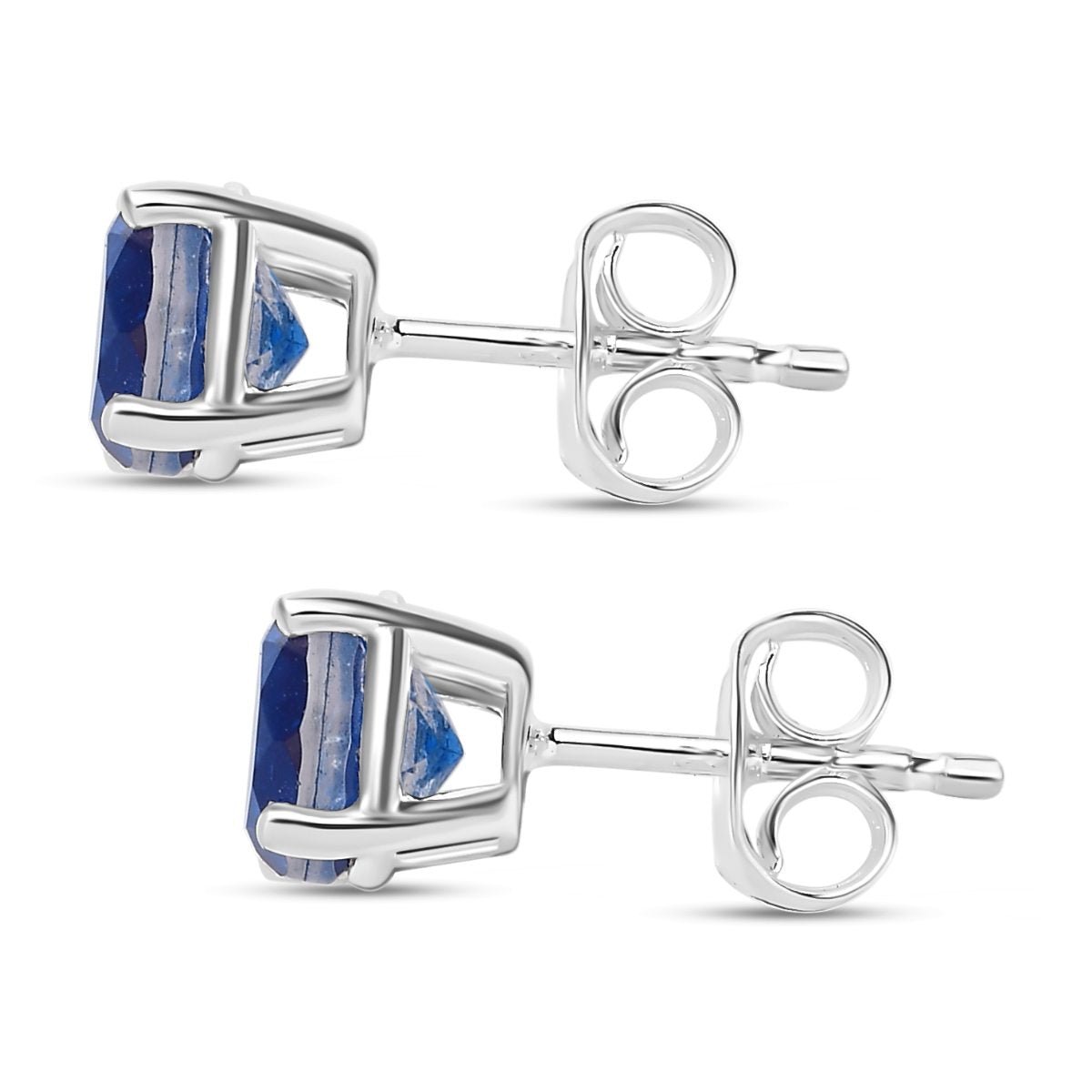 Meeresquarz Triplett Ohrringe, 925 Silber, ca. 1,96 ct