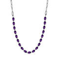 Afrikanische Amethyst-Halskette, 45 cm - 8,31 ct.