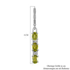 Peridot Ohrringe, Edelstahl ca. 2,80 ct
