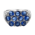 Lila Zirkonia Ring, 316L Edelstahl (Größe 16.00) ca. 2.00 ct