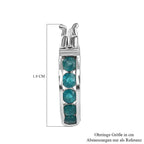 Grandidierit Creolen, 925 Silber platiniert ca. 0.71 ct