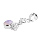 Royal Bali - Regenbogen Mondstein Anhänger, 925 Silber ca. 1.40 ct