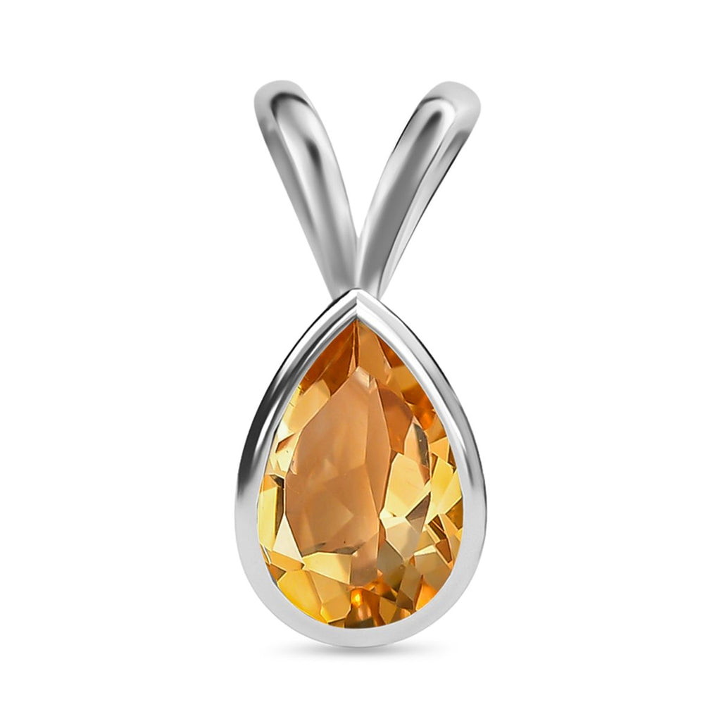 Citrin-Anhänger, 925 Silber ca. 1,24 ct