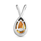 Citrin-Anhänger, 925 Silber ca. 1,24 ct