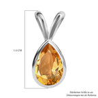 Citrin-Anhänger, 925 Silber ca. 1,24 ct