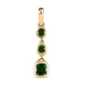Natürlicher Chromdiopsid-Anhänger - 1,31 ct.