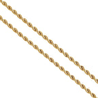 Goldfarbene Edelstahl Halskette, ca. 50 cm, ca. 19,50g