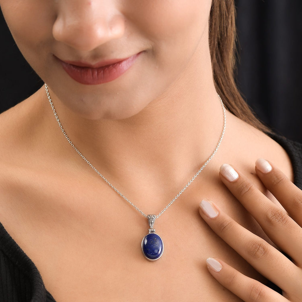 Lapislazuli Anhänger, ca. 10.04 ct