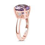 D’Joy AA Rose De France Amethyst und Zirkon Schmuckset