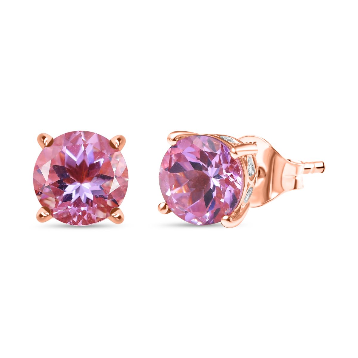 D’Joy AA Rose De France Amethyst und Zirkon Schmuckset