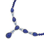 Lapislazuli Halskette, ca. 45 cm, ca. 164.00 ct