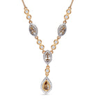 AAA Turkizit Halskette, ca. 45 cm, 925 Silber Gelbgold Vermeil ca. 3.74 ct
