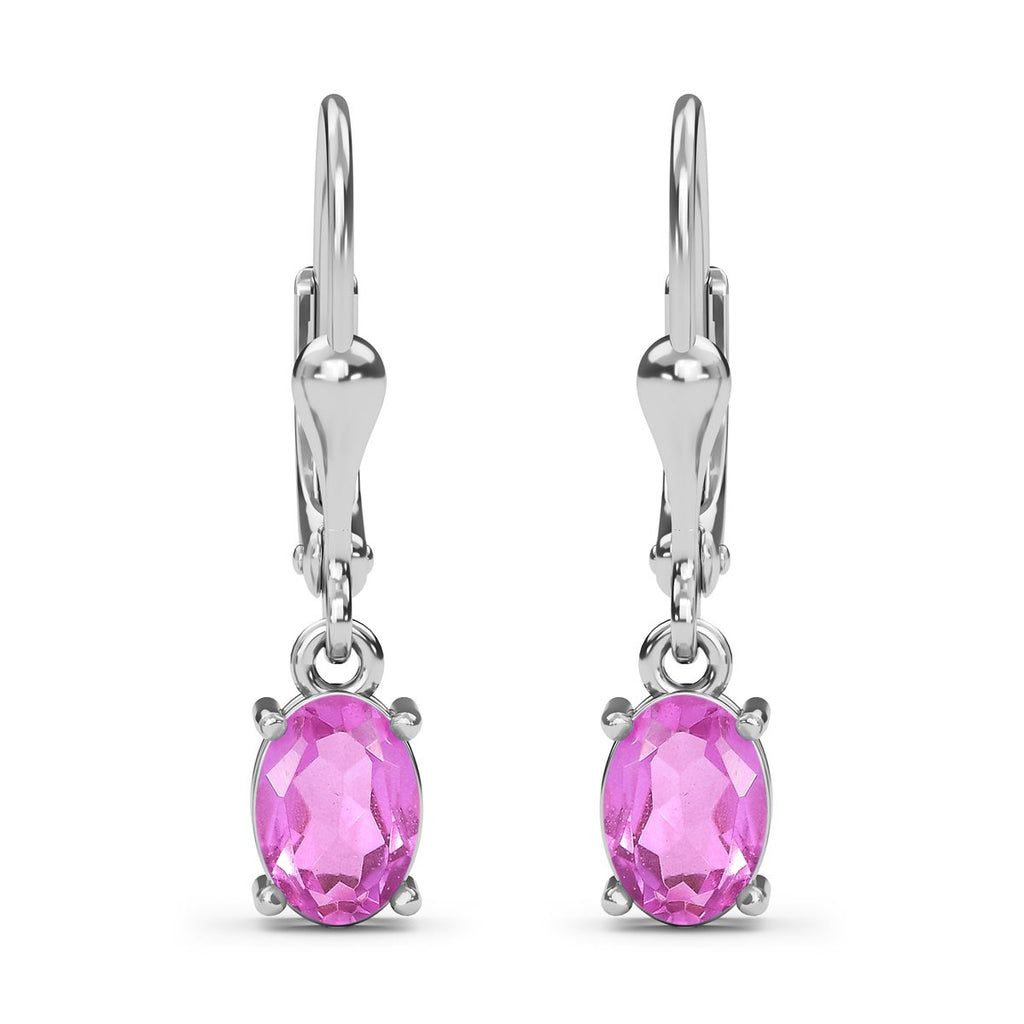 Patroke Triplette Quarz Ohrring, 925 Silber platiniert ca. 4.13 ct