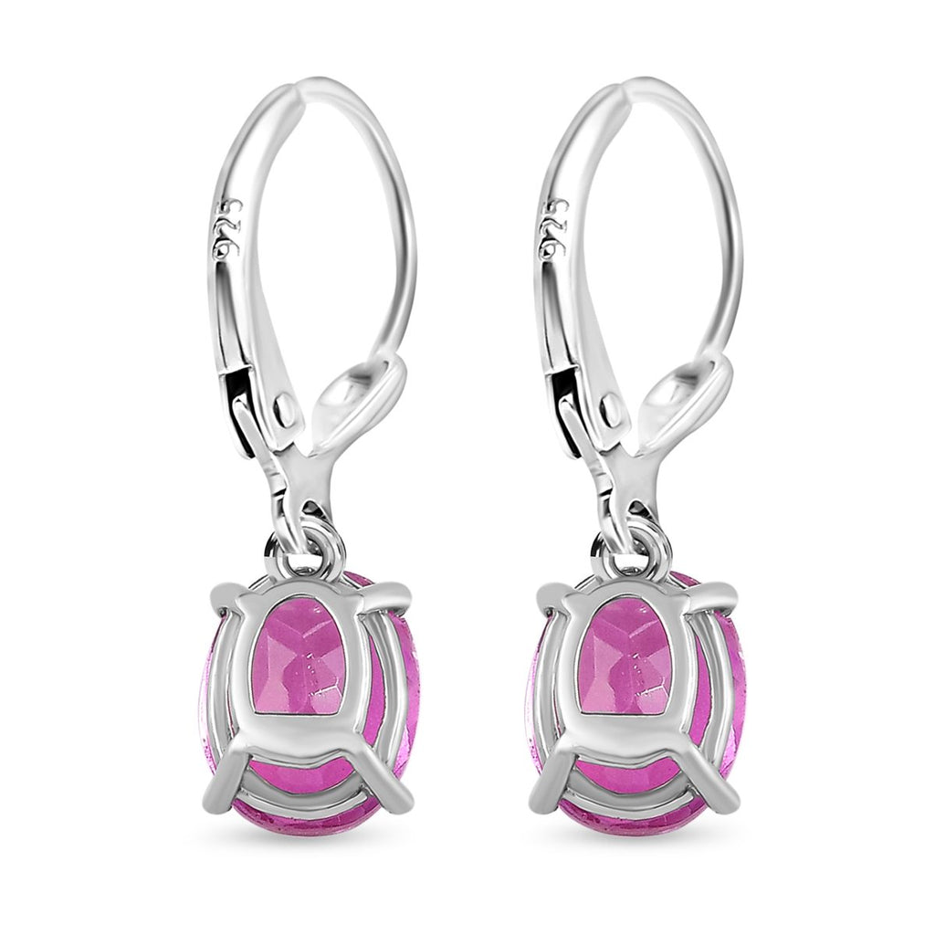 Patroke Triplette Quarz Ohrring, 925 Silber platiniert ca. 4.13 ct