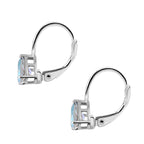 Merkur mystische Topas Ohrringe, 925 Silber platiniert ca. 2.91 ct