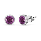 Patroke Quarz Triplette Ohrringe, 925 Silber platiniert ca. 3.06 ct