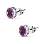 Patroke Quarz Triplette Ohrringe, 925 Silber platiniert ca. 3.06 ct