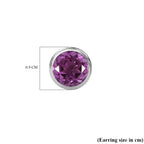Patroke Quarz Triplette Ohrringe, 925 Silber platiniert ca. 3.06 ct