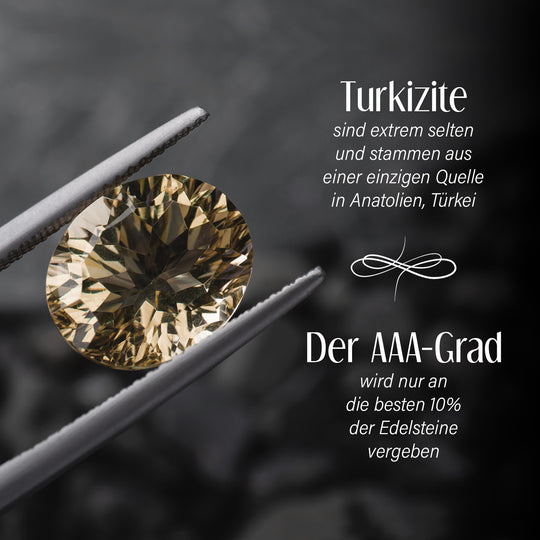 Iliana - AAA Turkizit und weißer Diamant Ring, 750 Gold ca. 2.33 ct