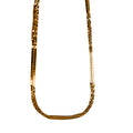 Italienisches Funkel-Armband, 925 Silber vergoldet ca. 18.5 cm