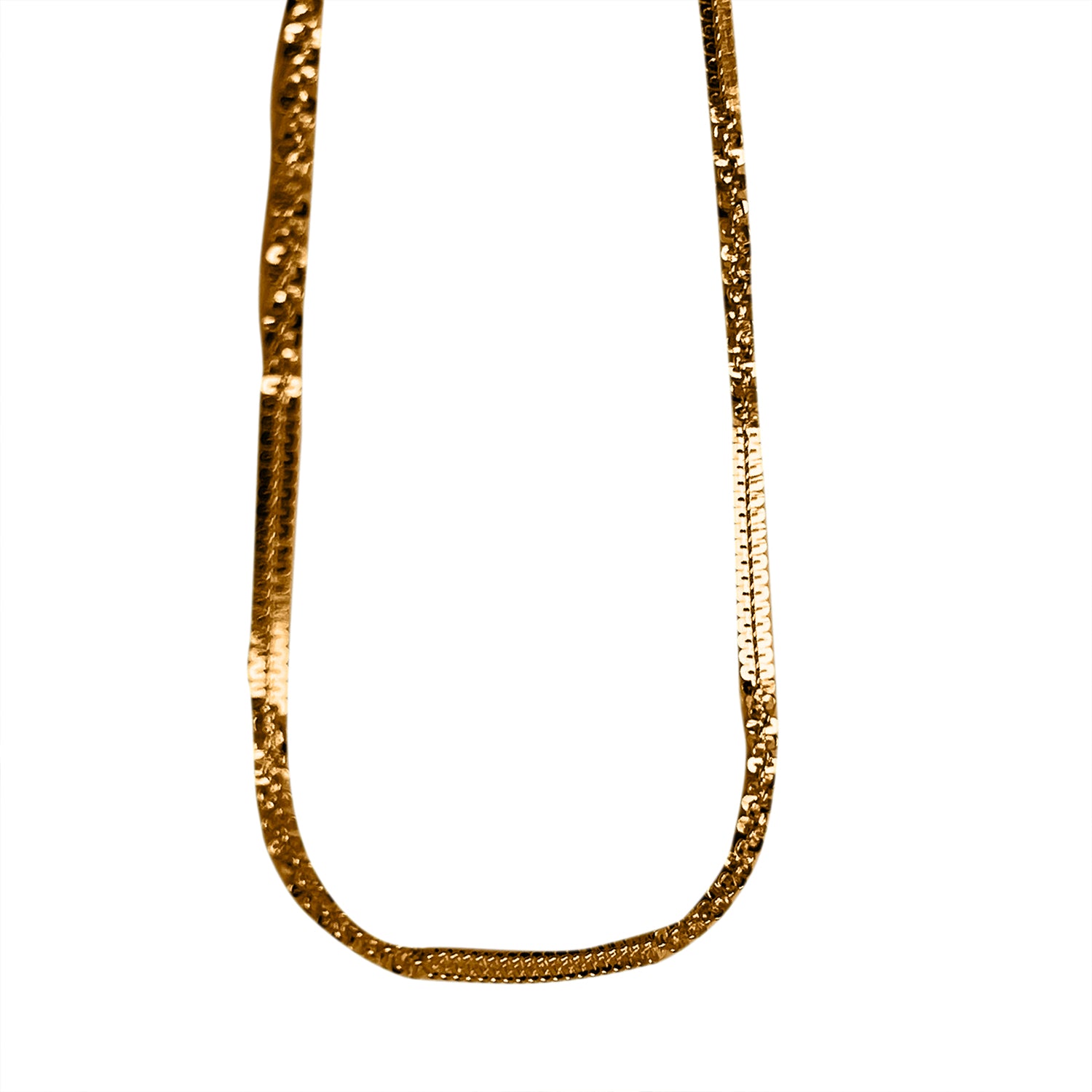 Italienisches Funkel-Armband, 925 Silber vergoldet ca. 18.5 cm