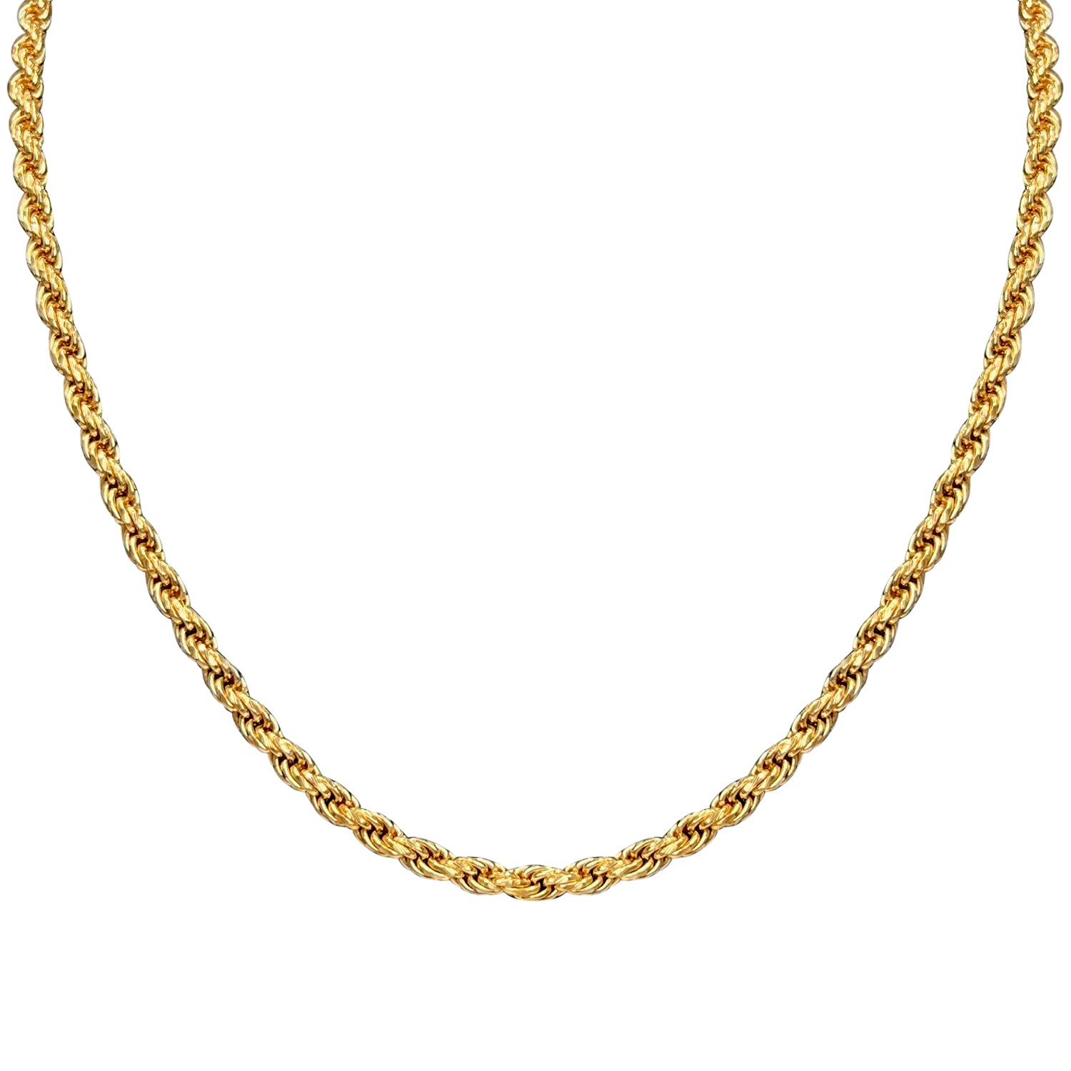 Italienische Kordel-Collier, ca. 50 cm, 925 Silber rosévergoldet, ca. 23,65g