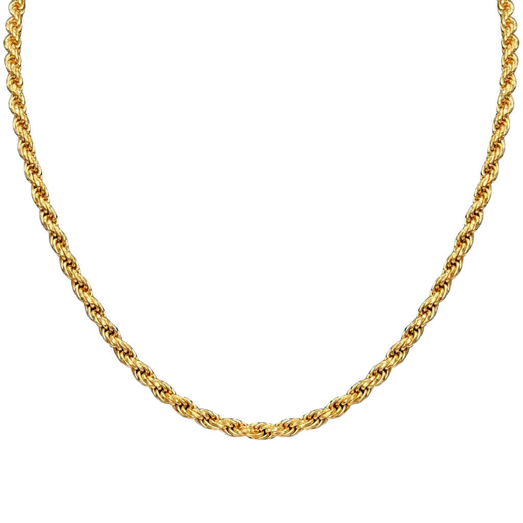 Italienische Kordel-Collier, ca. 50 cm, 925 Silber rosévergoldet, ca. 23,65g