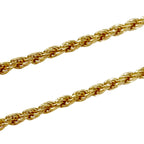 Italienische Kordel-Collier, ca. 50 cm, 925 Silber rosévergoldet, ca. 23,65g