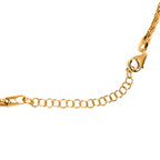 Italianische Omega Halskette, ca. 45 cm, 925 Silber rosévergoldet ca. 13,19g