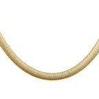 Italienische Fischgrät Flachkette, 925 Silber vergoldet ca. 45 cm ca. 12,31g