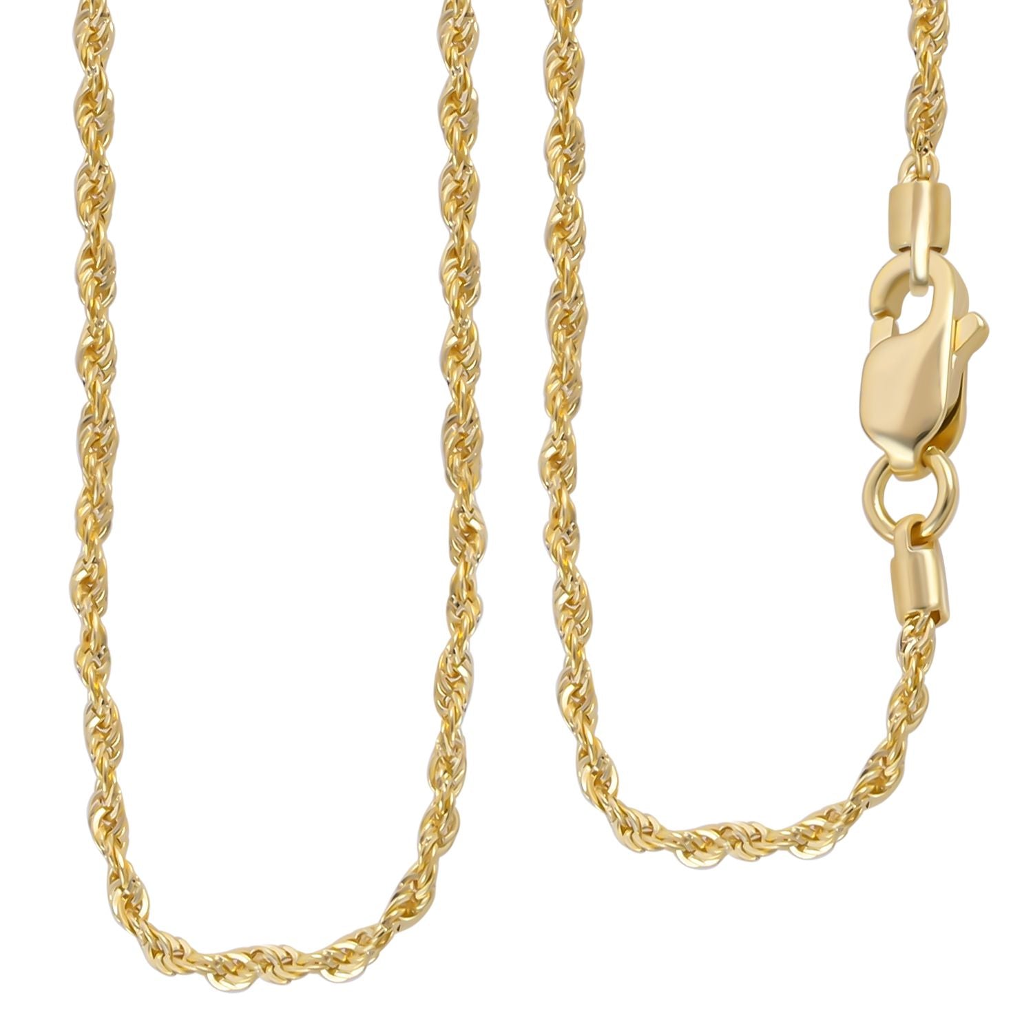 ILIANA - Kordelkette, ca. 50 cm, 750 Gold ca. 1,27g