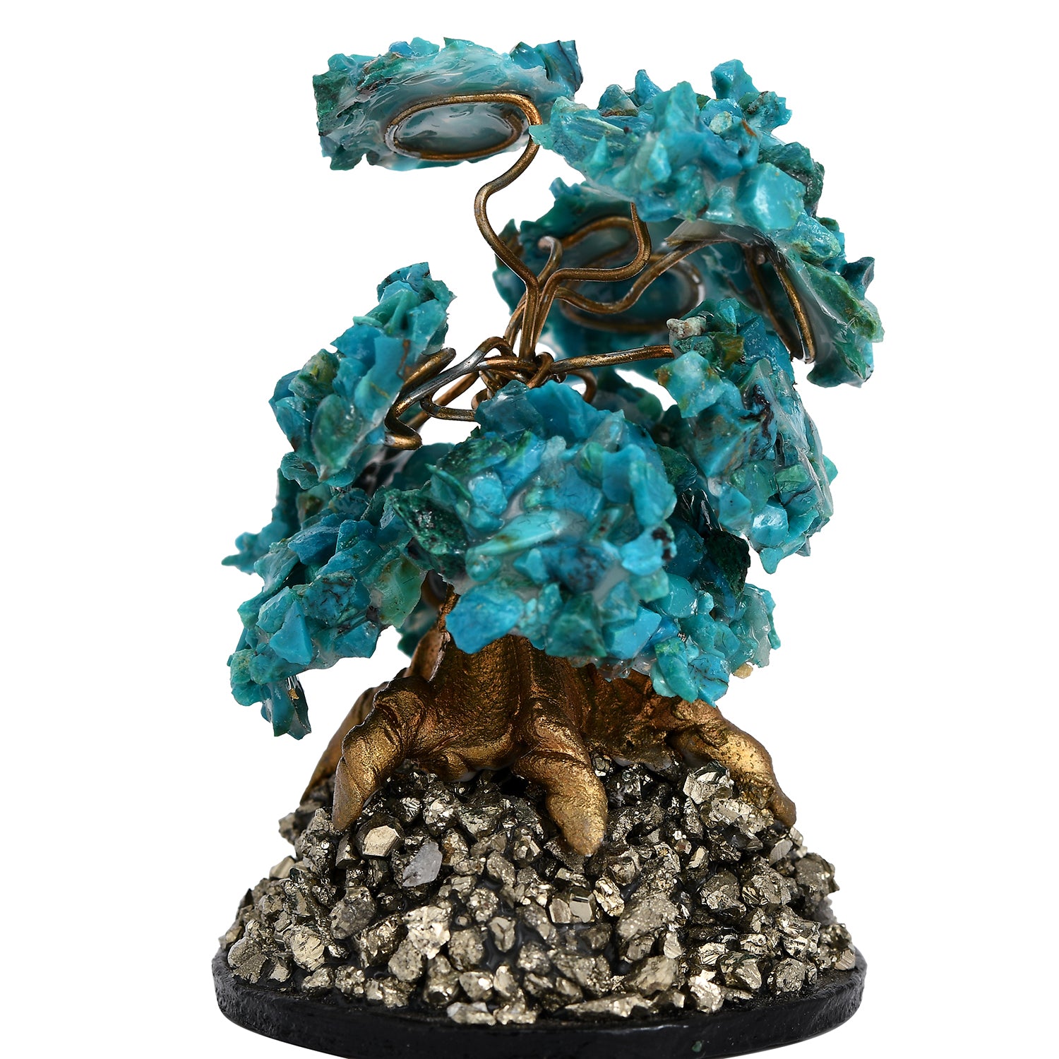Gem Crystal Kollektion - Chrysokoll-Baum - S, ca. 175 cts.