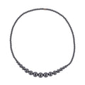 Hämatit Halskette, 50 cm, silberfarben ca. 325.00 ct
