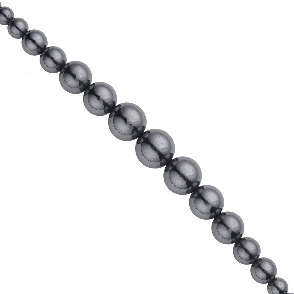 Hämatit Halskette, 50 cm, silberfarben ca. 325.00 ct