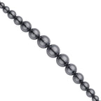 Hämatit Halskette, 50 cm, silberfarben ca. 325.00 ct