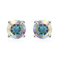 Merkur mystische Topas Ohrringe, 925 Silber platiniert ca. 1.96 ct